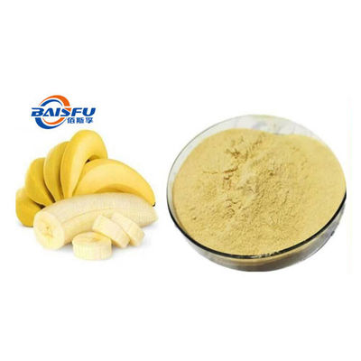 Baisfu Light Yellow Powder Freeze Dried Banana Powder High Quality 100% pass 80 mesh Natural Organic Banana Fruit Powder Detection Method HPLC for Food and Beverage Industry