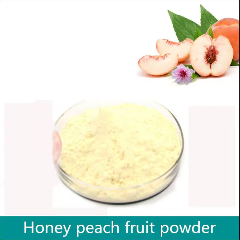 GMO Free Freeze Dried Yellow Peach Powder Bag Fat Free Fruit Shape Powder Storage