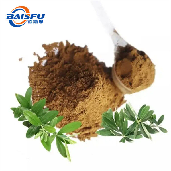 Baisfu high quality Olive leaf extract water solubility Olive Leaf P.E. Powdered has widely added into the beverage and cosmetics as the functional content.