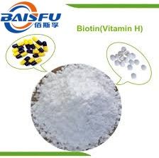 Baisfu pure natural Vitamin H Specifications 98% Supplement Biotine Beauty vitamins white crystalline powder Vitamin H Powder CAS:58-85-5 Biotin use in food and cosmetic