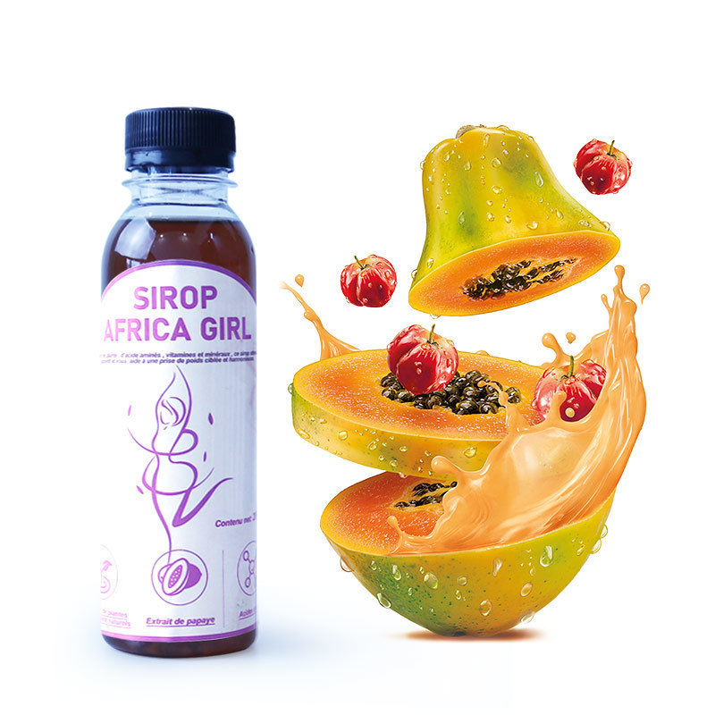 OEM 200ML Appetite Booster Weight Gain Syrup Fast Thicker Butt Stimulant Multivitamin Drink Supplement Buttock Boosting Syrup