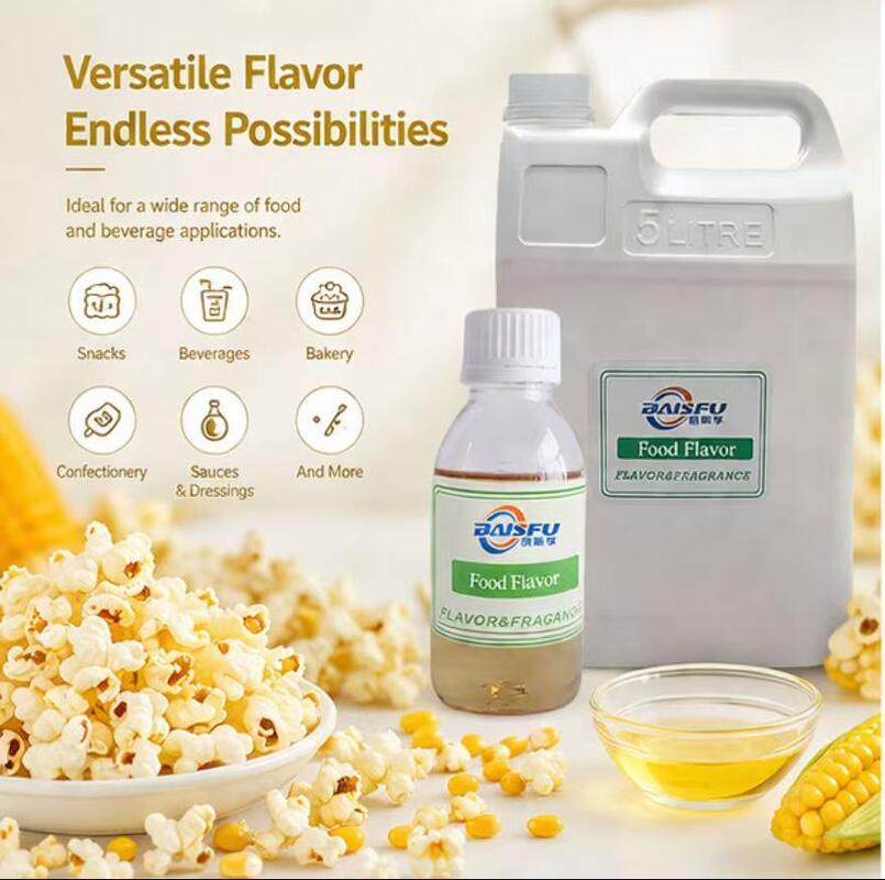 Concentrated Popped Corn Oil Flavor for Popcorn Oil Coating Buttery Snack Seasoning