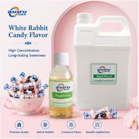 Premium High Quality White Rabbit Candy Flavor for Milk Candy Toffee Caramel Creamy Confectionery and Rich Butterscotch