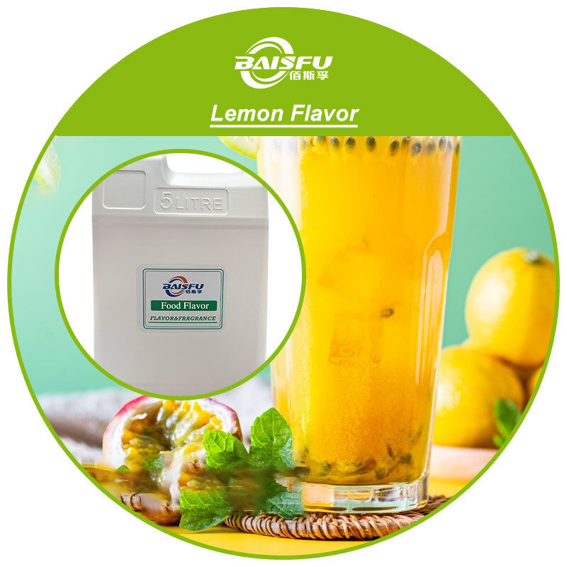 Natural Lemon Flavor Food Grade Liquid for Beverage Refreshing Zest