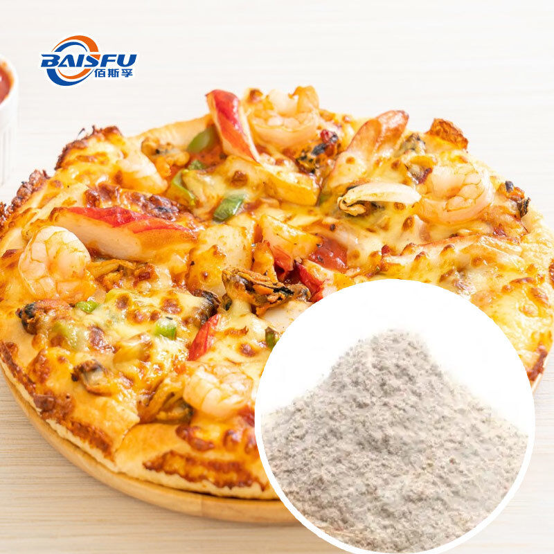 Pizza Powder Flavor Used for flavor enhancement of fresh baked and frozen pizza crusts retains stable flavor during high temperature baking with pure and rich fermented cheese aroma