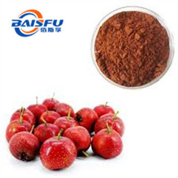 Shaanxi Baisfu plant extract Red Brown Powder 80 mesh  Food Grade Hawthorn Berry Extract More than 10% flavonoid use in Snacks, beverages, bread